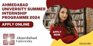 Ahmedabad University Summer Internship