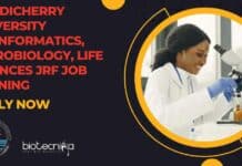 Pondicherry University Bioinformatics