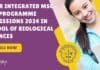 NISER Integrated MSc-PhD Programme Admissions 2024 In School of Biological Sciences NISER Integrated MSc-PhD Programme Admissions 2024 In School of Biological Sciences