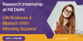 Research Internship at NII Delhi