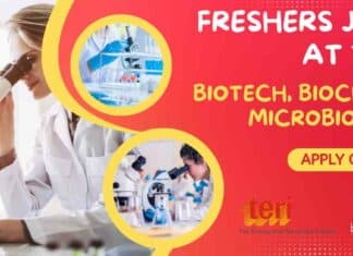 Freshers Jobs For Biotech