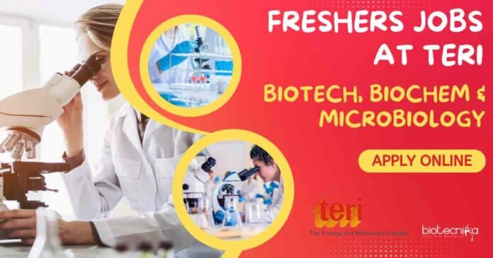 Freshers Jobs For Biotech