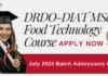 DRDO-DIAT MSc Food Technology Course July 2024 Batch Admissions Open – Apply Now DRDO-DIAT MSc Food Technology Course