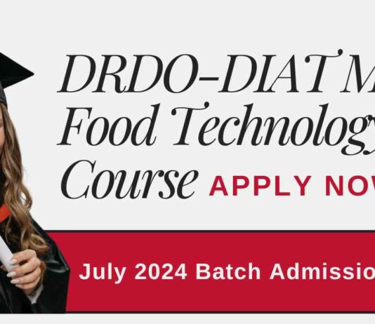 DRDO-DIAT MSc Food Technology Course