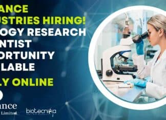 Reliance Industries Hiring! Biology Research Scientist Opportunity Available, Apply Online Reliance Industries PhD Biology