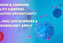 J&J QC Executive Job Opening