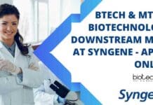 BTech Biotech Job at