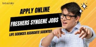 Freshers Syngene Life Sciences