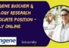 Syngene Biochem & Biology Research Associate Position – Apply Online Syngene Biochem & Biology