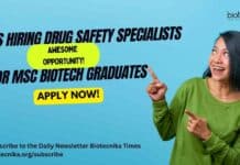 TCS Biotechnology Jobs