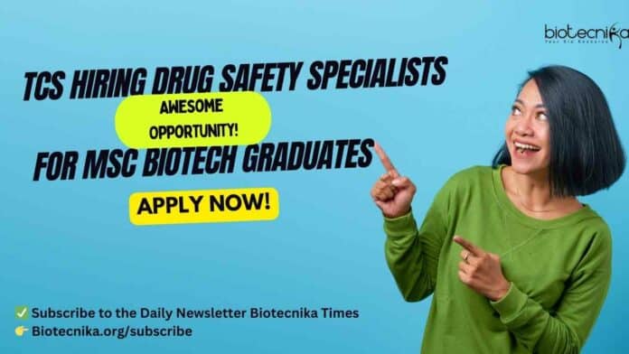 TCS Biotechnology Jobs