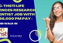 BRIC-THSTI Life Sciences Research Scientist