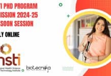 THSTI PhD Admission 2024-25 Monsoon Session