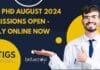 TIGS PhD 2024 Admissions Open
