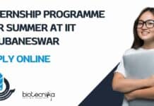 IIT Bhubaneswar Summer Internship Programme 2024 - Apply Online
