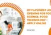 IFF Flavorist Job Opening For Food Science, Food Technology – Apply Online IFF Flavorist Job Opening