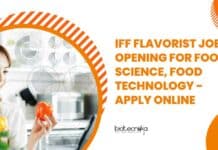 IFF Flavorist Job Opening