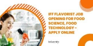 IFF Flavorist Job Opening