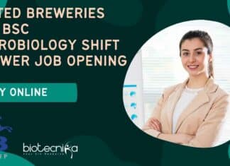 United Breweries Ltd BSc Microbiology Shift Brewer Job Opening, Apply Online United Breweries Ltd BSc Microbiology Shift Brewer Job Opening, Apply Online
