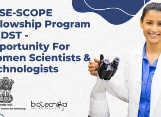 WISE-SCOPE Fellowship Program By DST – Opportunity For Women Scientists & Technologists WISE-SCOPE Fellowship Program 2024