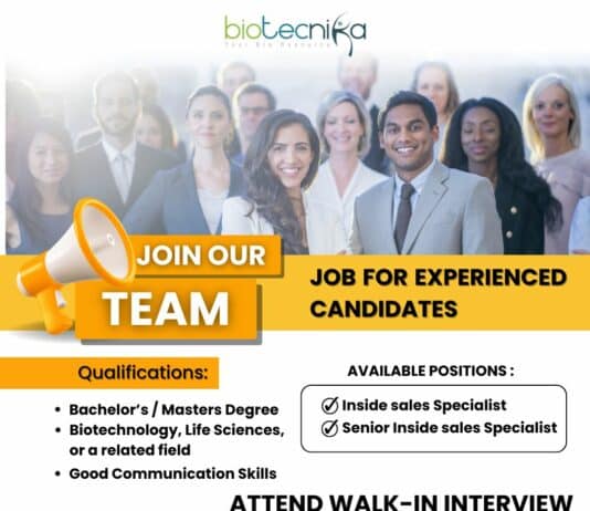 Sales Job in Biotech