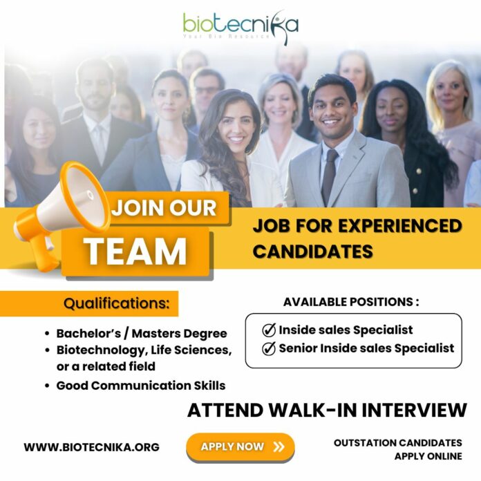 Sales Job in Biotech