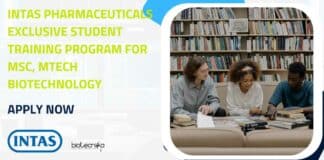 Intas Pharmaceuticals Student Training