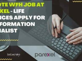 Remote WFH Job Parexel