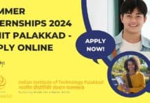 IIT Palakkad Summer Internships 2024