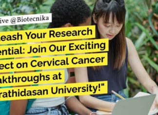 Bharathidasan University Hiring For Non-Med Project Scientist Job – Life Sciences Apply "Unleash Your Research Potential: Join Our Exciting Project on Cervical Cancer Breakthroughs at Bharathidasan University!"