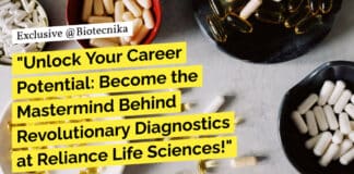 "Unlock Your Career Potential: Become the Mastermind Behind Revolutionary Diagnostics at Reliance Life Sciences!"