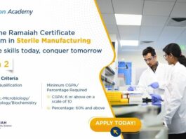 Syngene Ramaiah Certificate Program in Sterile Manufacturing Batch 2 Admissions Open!