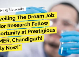 PGIMER Genetics, Genomics, Bioinformatics SRF Job Opening - Apply Now