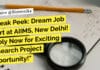AIIMS New Delhi Hiring! Apply Now for Exciting Research Project Opportunity! AIIMS Delhi Life Science Post - Apply For Research Opportunity