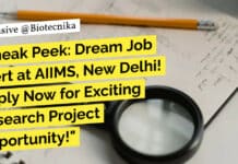 AIIMS New Delhi Hiring! Apply Now for Exciting Research Project Opportunity! AIIMS Delhi Life Science Post - Apply For Research Opportunity