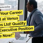 Venus Remedies Ltd Quality Control Executive Position Available Now! Venus Remedies QC Executive Job Opening - Apply Now