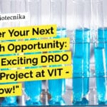 VIT Microbiology Project Vacancy - Biotech Apply Online