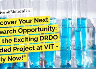 VIT Microbiology Project Vacancy - Biotech Apply Online