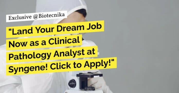 Syngene MSc Biochemistry Research Associate Job Opening - Apply Now
