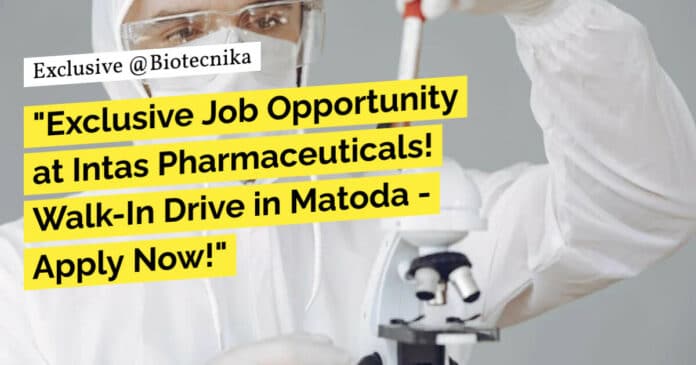 INTAS Pharma Walk-In-Drive Microbiology - Check Details!