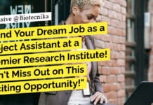 Project Assistant Position For MSc, MTech Life Sciences at Regional Centre for Biotechnology, Apply Online