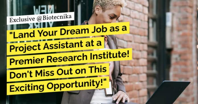 Project Assistant Position For MSc, MTech Life Sciences at Regional Centre for Biotechnology, Apply Online