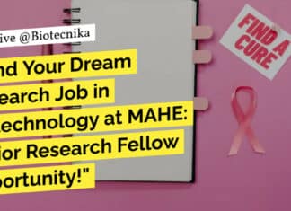 MAHE Manipal JRF Positions For Genetics, Biology, Micro & Mol Bio Candidates - Apply Now