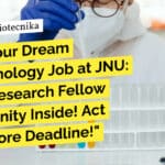 JNU Bioinformatics Job Openings - Applications Invited