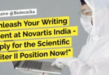 Apply for the Scientific Writer Position at Novartis – Life Sciences Eligible Scientific Writer Position at Novartis - Life Sciences Eligible