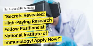 NII Delhi Research Positions For Biological & Life Sciences - Apply Now