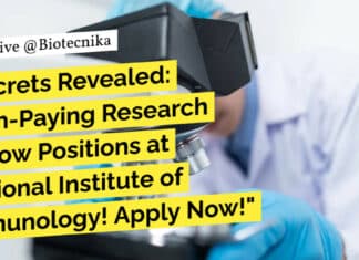 NII Delhi Research Positions For Biological & Life Sciences - Apply Now