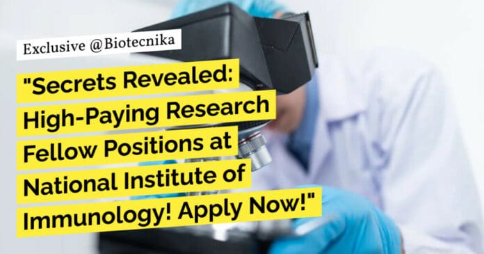 NII Delhi Research Positions For Biological & Life Sciences - Apply Now