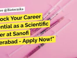Scientific Writer at Sanofi - Life Sciences Apply Online