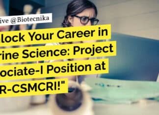 CSMCRI Plant Biotech, Botany, Microbiology, Biotech Project Job Opening - Apply Now
